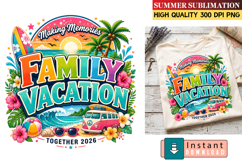 Making Memories Family Vacation together 2026 Shirt Png Product Image 1