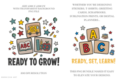 Back To School Sublimation PNG Product Image 2