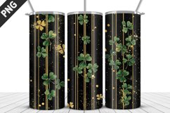 3D St Patrick&#039;s Day Tumbler Wrap| Sublimation Design Product Image 1