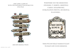 Christmas Signage Clipart Product Image 2