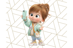 Kawaii City Girl PNG Clipart, Soft Dreamy Style Clip Art Product Image 4