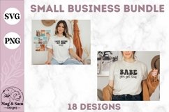 Small Business Bundle of 18 SVG PNG Cutting Files Product Image 2