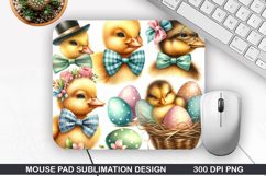 Chicks Mouse Pad Sublimation, Animals Mouse Pad PNG Design Product Image 1