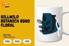 Hillwild Botanica Boho Floral Monogram Product Image 1