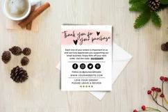 Thank you card for small business Portrait template Canva 07 Product Image 3