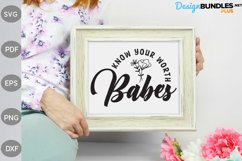 Know Your Worth Babes SVG Design Product Image 2