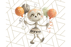 Retro Halloween Clipart Vintage PNG Graphics, 50s Holiday Product Image 4