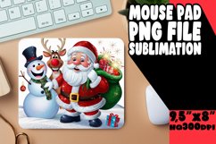CHEERFUL MOUSE MAT PLAYFUL DESIGN, Christmas Santa Product Image 1