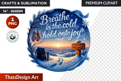 Christmas Greetings clipart PNG, winter Holiday Quote wishes Product Image 1