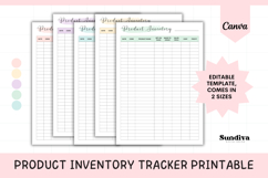Editable Product Inventory Tracker Sheet Template 2 Product Image 1