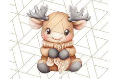 Woodland Nursery Baby Animals And Fantasy Forest PNG Clipart Product Image 4