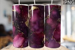 Burgundy Alcohol Ink Tumbler Wrap - High Quality 300 Dpi Product Image 1