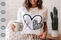 Love More Worry Less SVG Design Product Image 1