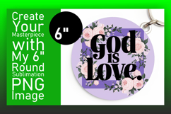 Vibrant Round Design Car Coaster PNG , Religious Product Image 1