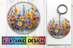 Enchanting Floral Keychain Design Product Image 1