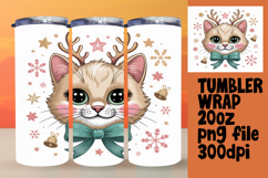 DYNAMIC 20oz Tumbler PNG Artwork , Cute Christmas Product Image 1