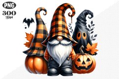 Halloween Gnomes Sublimation - Clipart PNG Design Product Image 1