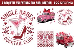 Coquette Valentines Day Sublimation PNG Product Image 1