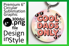 Dynamic Round Design Car Coaster PNG , Father's Day Product Image 1