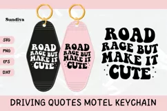 Funny Driving Motel Keychain SVG Vol.2 | Road Rage Product Image 1