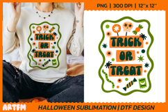 Trick Or Treat Sublimation| Whimsical Halloween DTF Print Product Image 1
