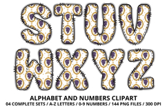 Enchanted Garden Patchwork Alphabet PNG Clipart 300 DPI Product Image 4