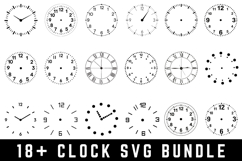 Clock Svg Bundle|Clock SVG Cut files | Cricut Product Image 1