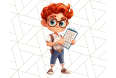 School Teacher Clipart, Boy Teacher PNG, Cute Classroom Art Product Image 15