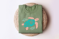 Cancun SVG | Sea Turtle Word Art | Mexico Beach PNG Product Image 2