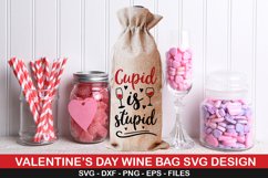 Valentine Wine Bag SVG Bundle -Valentine Design Product Image 11