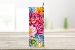 Spring Blooms Tumbler Wrap, Sublimation PNG design, PNG Product Image 2
