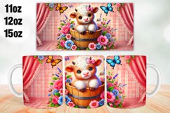 Cow Mug Wrap Sublimation 11oz, 12oz, 15oz Product Image 1