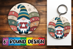 Joyful Circle Ornaments PNG Magic, Gnomes Product Image 1