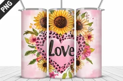 Lovely Hearts Tumbler Design | Valentine's Day Tumbler Wrap Product Image 5