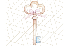 Pastel Blue Fairy Garden Clipart, Enchanted Cottagecore Png Product Image 4