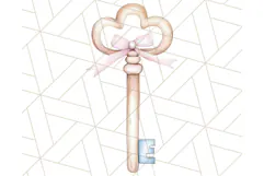 Pastel Blue Fairy Garden Clipart, Enchanted Cottagecore Png Product Image 4