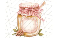 Pastel Tea Clip Art PNG with Sweets and Floral Accents Png Product Image 4