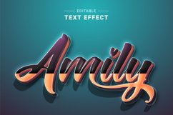 Editable Text Effect for Illustrator. Vector Graphic styles Product Image 1
