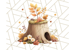 Woodland Forest Scene PNG Clipart, Fall Nature Elements Product Image 4