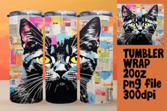 Dreamy Cat Visions Sublimation Wrap for 20oz Product Image 1