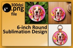 Playful Pooches on Parade: Round Dog Designs Product Image 1