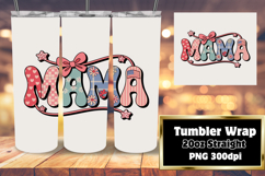 LUXE PNG Tumbler Design 20oz , Mama Product Image 1