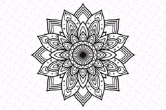 Floral Mandala Coloring Pages for Kids | Fun &amp; Kid-Friendly Product Image 1
