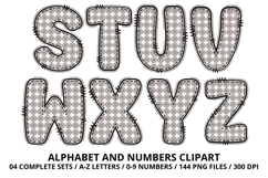 Japanese Alphabet &amp; Numbers Clipart PNG 300 DPI Product Image 4