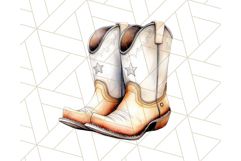 Cowboy Clipart PNG, Kid Western Country Graphic Product Image 4