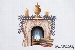 Victorian Winter Clipart Sublimation PNG Product Image 1