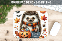 Watercolor Hedgehog Mouse Pad Sublimation - Animal PNG Product Image 1