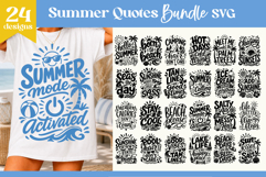 Summer Quotes SVG Bundle | Beach Vacation Designs Product Image 1