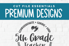 Fifth Grade Teacher svg - a 5th grade teacher unisex svg Product Image 6