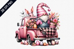 Easter Day Gnome - Sublimation Clipart PNG Design Product Image 1